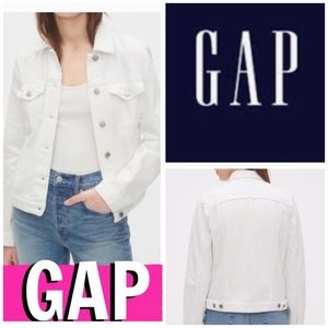 GAP WHITE DENIM JEAN JACKET